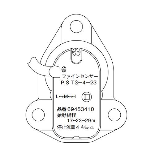 Amazon.co.jp: 川本ポンプ JF-400S用 ファインセンサー 型番PST3-4-23M